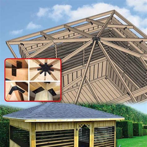 pylex gazebo roof bracket kit